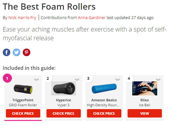 best foam rollers 2023
